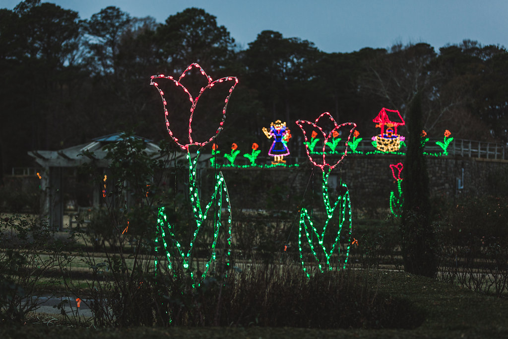 Dominion Garden Of Lights At Norfolk Botanical Garden The