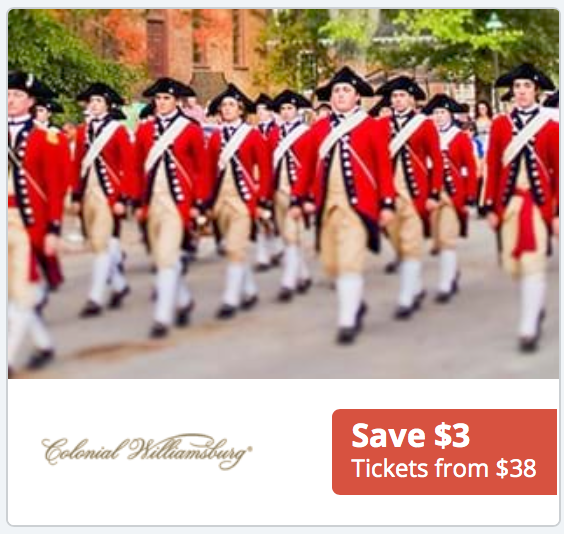 Find Great Prices on Tickets to Colonial Williamsburg